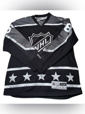🏒🦈Reebok 2017 NHL All-Star Jersey Brent Burns San Jose Sharks Pacific Division